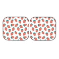 thumbnail image 7 of Balery 2 Piece Strawberries Car Windshield Sun Shade|Foldable Front Windshield Shade for Car Front Window for Most Sedans SUV Truck-, 7 of 7