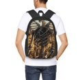thumbnail image 5 of Balery Skull Butterfly Sunflower Backpack for Men and Women - Durable 600D Oxford Cloth -Large Capacity, Water-Resistant School, Travel, and Hiking Bag, 5 of 7