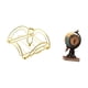 thumbnail image 5 of Servilletero,Servilletero Soporte para pañuelos de papel de mesa,Figura de escritorio,Reloj de mesa con forma de globo terráqueo para decoración de oficina y hogar,Reloj de escritorio Figura, 5 of 8