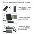 thumbnail image 2 of Kastar 1-Pack NB-CP2L / NB-CP1L Battery 22.2V 2100mAh Replacement for Canon SELPHY CP900, SELPHY CP910, SELPHY CP1200, SELPHY CP1300. HP Photosmart A716 Printer Compact Photo Printer (Color: Gray), 2 of 3