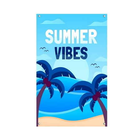 

90x200cm Hello Summer Door Frame Decoration Summer Background Door Cover Background Cloth Porch Decoration For Party Decoration Summer Supplies