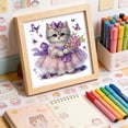 thumbnail image 6 of Beaded Plant Kit,Diamond Art,5D Special Shape Diamond Art Kits for Beginners,12*12IN PAINTING Kits for Adults Cat, Crystal Rhinestones PAINTING for Home Wall Decoration(C), 6 of 6