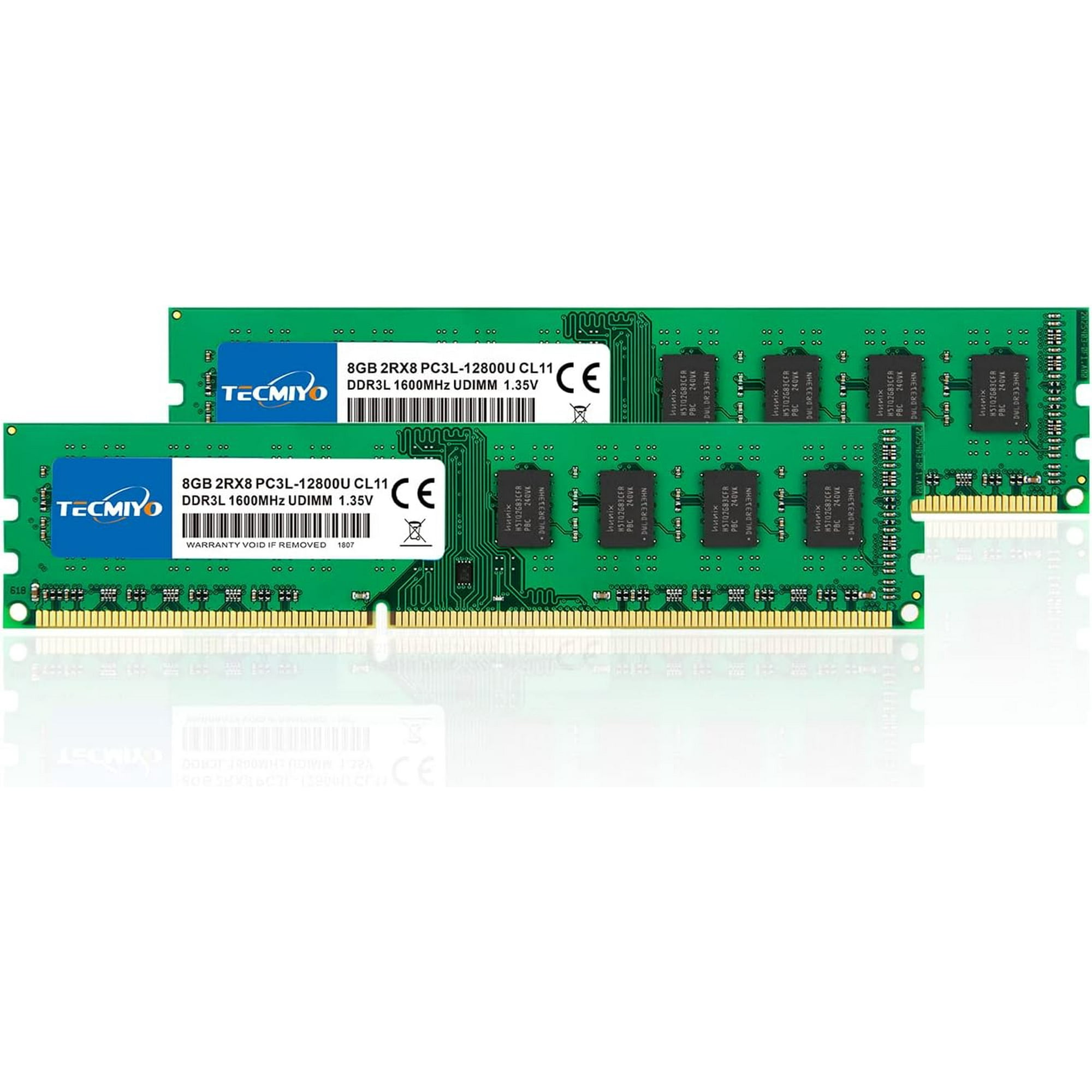 DDR3L RAM 16GB (2 8GB), DDR3 DDR3L-1600MHz DIMM PC3 PC3L