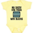 thumbnail image 3 of Inktastic Auto Mechanic Daddy Still Plays with Blocks Boys or Girls Baby Bodysuit, 3 of 5