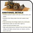 thumbnail image 5 of Diecast Masters 1:50 Caterpillar 966M Wheel Loader, Weathered Series Cat Trucks & Construction Equipment | 1:50 Scale Model Diecast Collectible Model 85703, 5 of 8