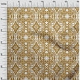 thumbnail image 3 of oneOone Cotton Cambric Dark Mustard Fabric Ikat Sewing Material Print Fabric By The Yard 56 Inch Wide, 3 of 4