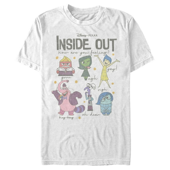 Men's Inside Out Feeling Emotions and Bing Bong Graphic T-Shirt