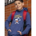 thumbnail image 2 of Fun Dog Skateboarding Hoodie Juniors -Image by Shutterstock,  Small, 2 of 4