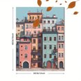 thumbnail image 3 of Colorful European Buildings Canvas Print Wall Art for Living Room Office Kitchen Dining Room, 3 of 8