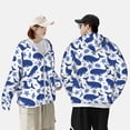 thumbnail image 5 of Picia Whale Women's Men's UPF 50+ Sun Protection Hoodie Shirt Long Sleeve SPF Fishing Outdoor UV Hiking Lightweight Shirts-Medium, 5 of 9