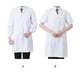 thumbnail image 5 of Bewildely Bata de laboratorio con botones hacia abajo, Unisex, de manga corta, para escuela, fábrica, ropa de trabajo, pasantía, esteticista Kits de decoración para fiestas Manga larga S, 5 of 6