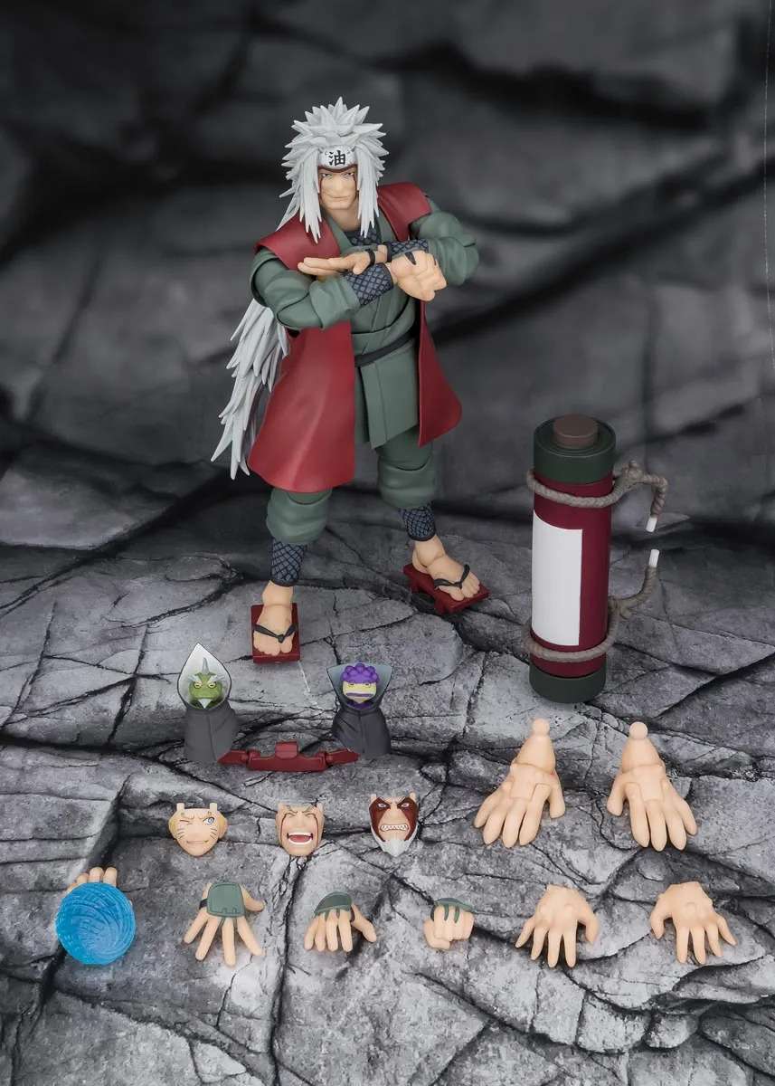 Naruto S.H.Figuarts Jiraiya -Hidden Leaf Heroic Master Sage- Collectable Figure [Sage Mode Set]