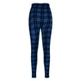 thumbnail image 5 of Ltctricy Active Leggings for Women Casual Plaid Butt Lifting Yoga Pants Soft Gym Workout High Waisted Trousers, 5 of 5