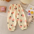thumbnail image 2 of Plebaso Toddler Baby Summer Pants Boys Girls Cotton Long Bloomers Kids Casual Lightweight Thin Trousers, 2 of 3