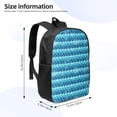 thumbnail image 2 of Xecao Pearlescent Scales print Travel Backpack, Large Computer Backpack for Men Women, College School Rucksack Book Bag, 2 of 5