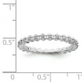 thumbnail image 5 of Stackable Expressions Sterling Silver Diamond Stackable Ring, 5 of 5