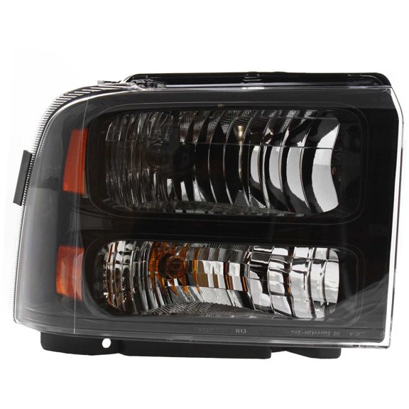 Headlight Compatible With 2005-2007 Ford F-250 Super Duty F-350 Right Passenger Halogen With bulb(s)