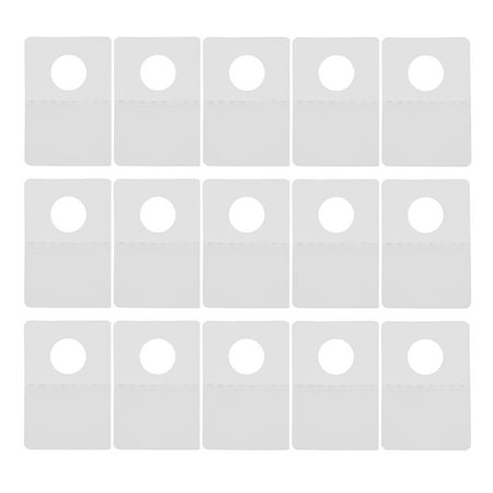 

HOMEMAXS 600pcs Slot Hole Self-adhesive Hanging Tabs Clear Plastic Tabs Hooks for Display