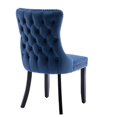 thumbnail image 4 of Tcbosik Velvet Dining Chairs Set of 2, Upholstered Dining Room Chair with Solid Wood Legs for Kitchen, Easy Assembly, Blue, 4 of 10