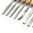 thumbnail image 6 of Victool 12PCS Wood Carving Hand Chisel Set Woodworking Professional Lathe Gouges Tools, 6 of 9