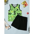 thumbnail image 2 of Boy Clothes Baby Boys Summer Short Sleeve T-shirt and Shorts Set 2Pcs Outfits2-3years, 2 of 11