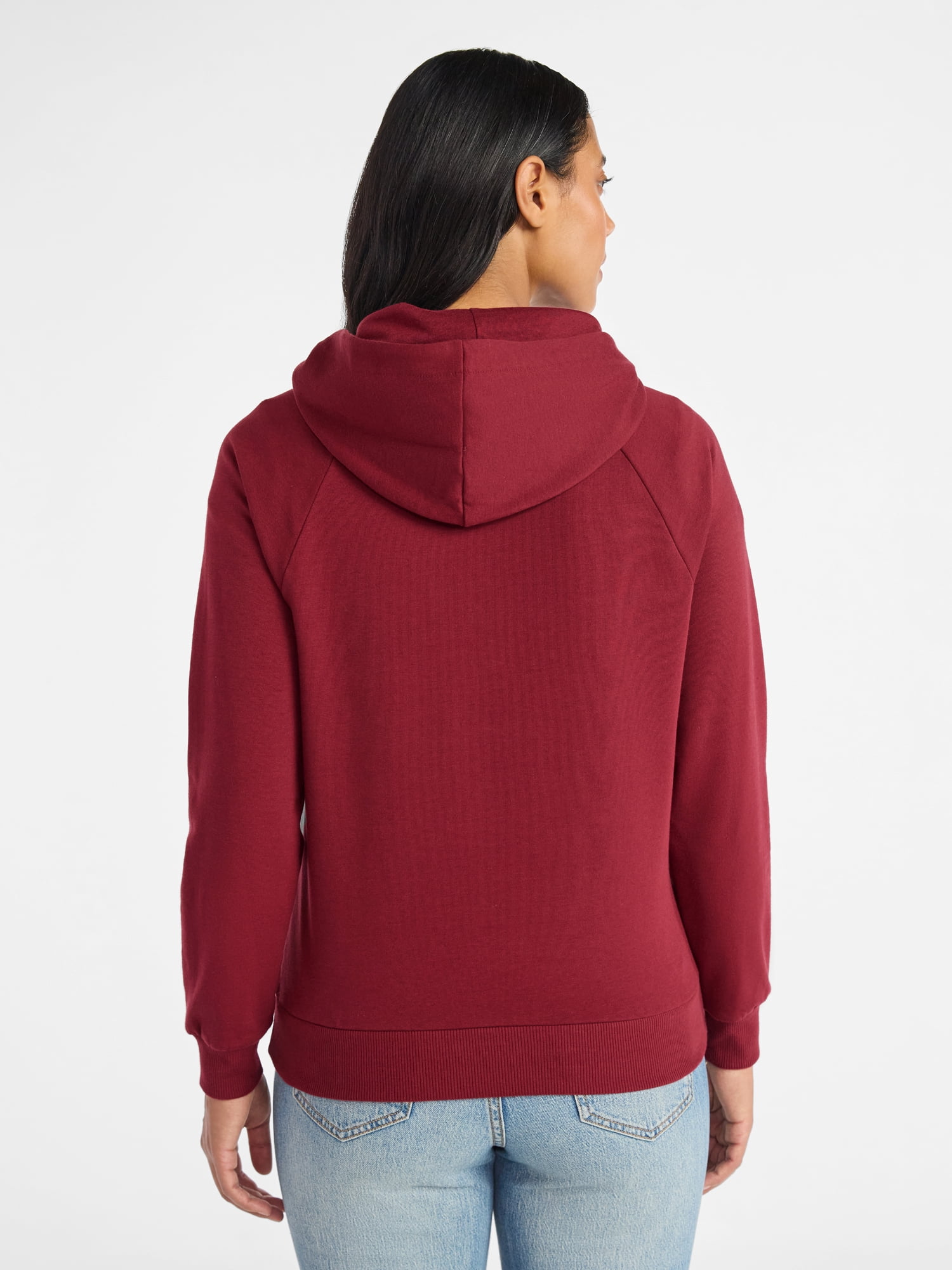 Time and Tru Women's Fleece Hoodie, Sizes XS-XXXL