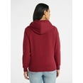 thumbnail image 3 of Time and Tru Women's Fleece Hoodie, Sizes XS-XXXL, 3 of 5