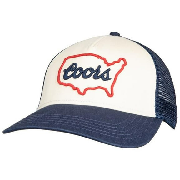 Coors United States Logo Snapback Flat Bill Hat