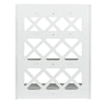 thumbnail image 3 of Zimtown Big Space Display Side Table Wood Plastic Board 4-storey Locker Bedside Cabinet Tea Table Coffee Table White, 3 of 9