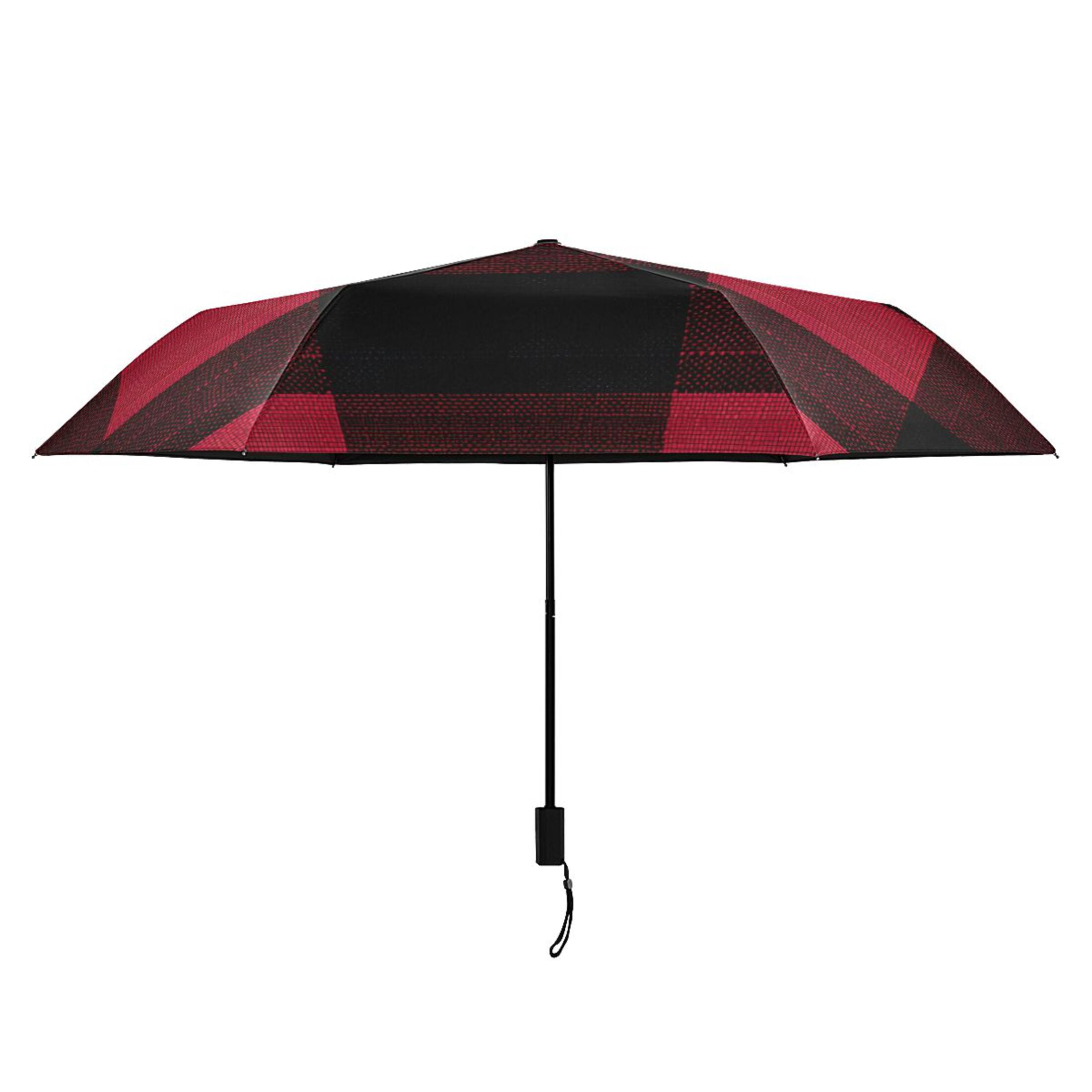 ALAZA Checkered Grid-b3 UPF 50+ Compact Folding Umbrella for Rain Travel Umbrella Packable