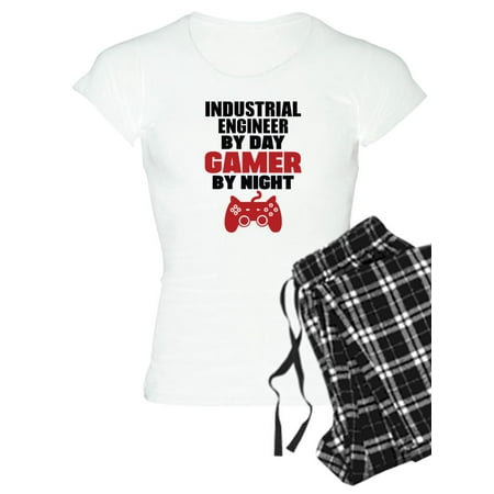 

CafePress - INDUSTRIAL ENGINEER BY DAY GAMER BY NIGHT Pajamas - Women s Light Pajamas
