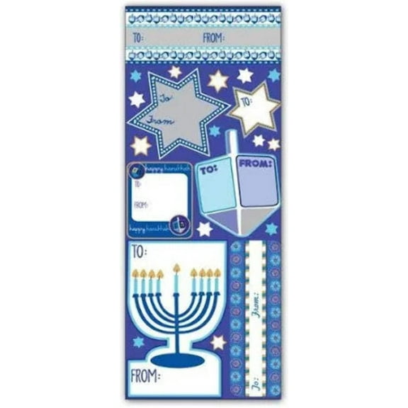 Hanukkah Gift Labels 2 Sheets [XLA705]