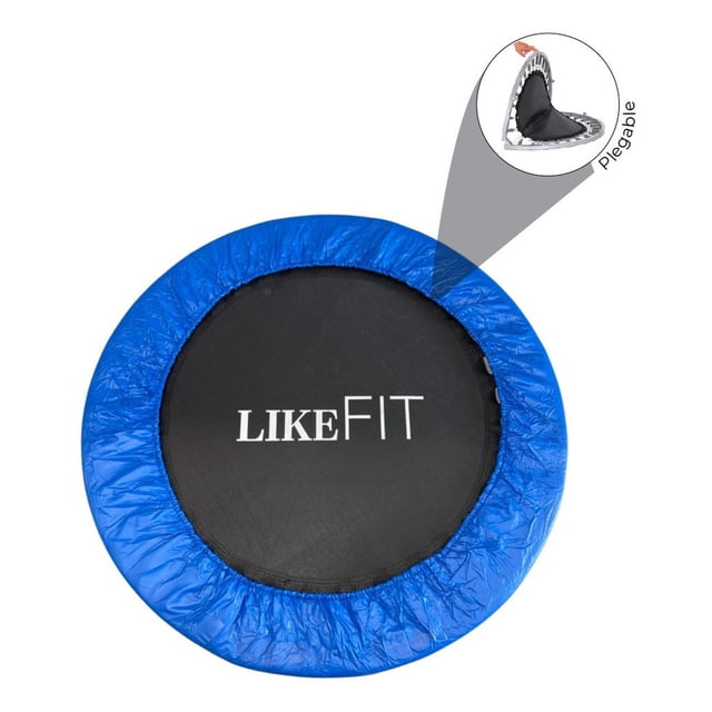 Mini Trampolin 36 Inch - Plegable - Trampolin De Ejercicio azul 36 INCH LikeFit LF-MTPL-36