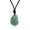Green, variant on COAI Green Aventurine Stone Fox Engraving Pendant Necklace for Men and Women