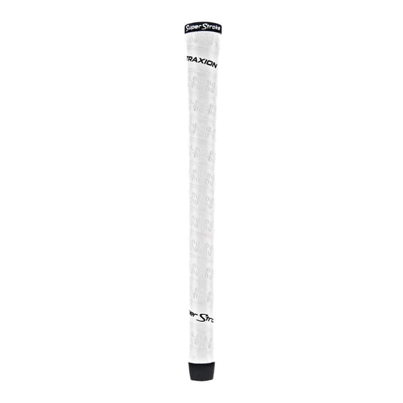 SuperStroke Traxion Wrap Golf Club Grip, Oversize, Advanced Surface Texture That Improves Feedback and Tackiness, Providing Durability and Comfortability, White