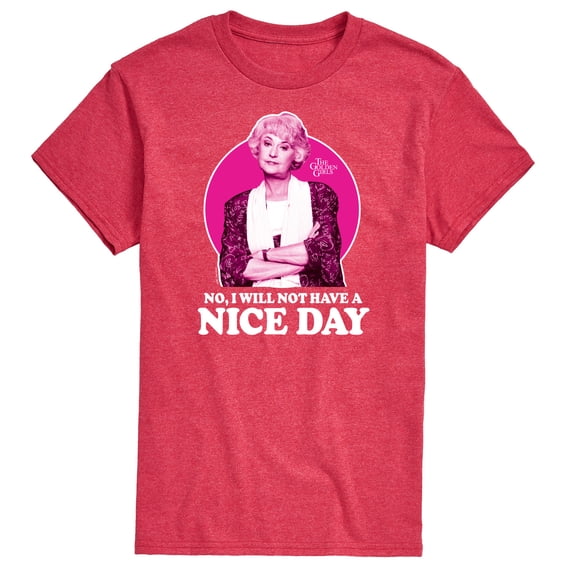 Golden Girls - Dorothy Will Not Have Nice Day - Men's Short Sleeve Graphic T-Shirt