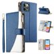 thumbnail image 1 of Funda cartera GANGXUN para iPhone 11 Pro , cuero PU con tarjetero, cremallera, correa de mano, soporte y protección 556°, 1 of 6