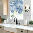 thumbnail image 5 of Haze Blue Coastal Balloon Curtains for Living Room/French Door, Summer Beach Nautical Starfish Coral Vintage Tie Up Curtains 63 Inch Length Energy Saving Kitchen Curtains Shades for Windows 42"x63", 5 of 8