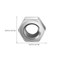 thumbnail image 2 of EXHUMKY 50 Pcs Écrous à Vis Hexagonaux pour Usage Industriel et Réparations, 2 of 6