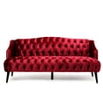 thumbnail image 4 of Classy 3 With Birch Legs And Elegant Seat Fill Attractive Wood Structure Upholstery, 4 of 6