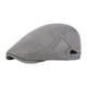 thumbnail image 1 of Gorra plana de malla Jinwen Sombrero de pintor Ajustable Gris, 1 of 8