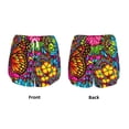 thumbnail image 3 of Salouo Butterfly Garden Print Women's 2 in 1 Running Shorts Double-Layer Shorts Athletic Workout Gym Yoga Shorts Running Shorts for Women-Small, 3 of 7