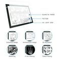 thumbnail image 3 of LELINTA A4 LED Light Box 9x12 Inch Light Pad Light Box Board for Tracing 4mm Ultra-Thin USB Power Light Table for Art Tattoo Drawing Copy Tracing Pad Display, 3 of 7