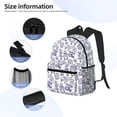 thumbnail image 3 of Pofeuu World Travel2 Print Laptop Backpack Travel Canvas Backpack for School Lightweight and Comfortable Backpack College Backpack Schoolbag, 3 of 6