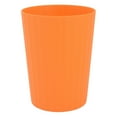 thumbnail image 2 of (4 pack) Mainstays - Orange Round Plastic Tumbler, Ribbed, 18-Ounce, 2 of 8