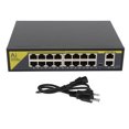 thumbnail image 2 of 18 Port POE Switch  Monitoring Excellent Heat Dissipation Noiseless Metal Shell Gigabit Ethernet Switch AC110 To 240V Extensive Transmission Distance, 2 of 7