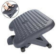 thumbnail image 4 of Repose-pieds Réglable en Hauteur Tabouret Ergonomique Portable Confortable sous Bureau Maison Bureau, 4 of 13