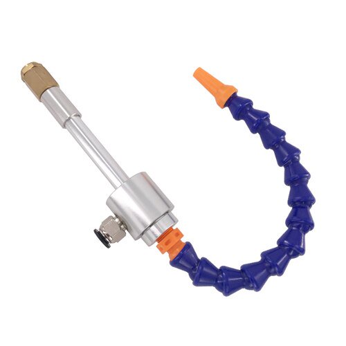 Pistola de aire frío de tubo vórtice de 136mm, máquina de flujo de aire de refrigeración en seco con pistolas de calor de tubo Flexible yaoshenbao LED