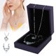 thumbnail image 1 of Juego de collar y pulsera ANGGREK Plata Recuerdo de amor, 1 of 8
