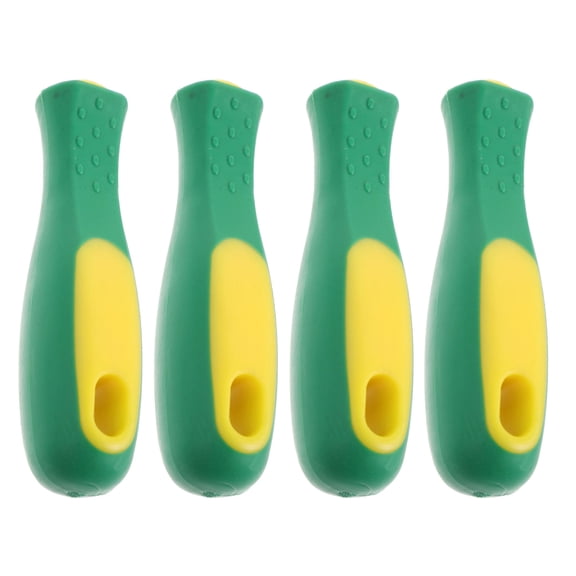 NICEXMAS Cutting Tool Handle Rubber Grip Comfortable Hold 4Pcs